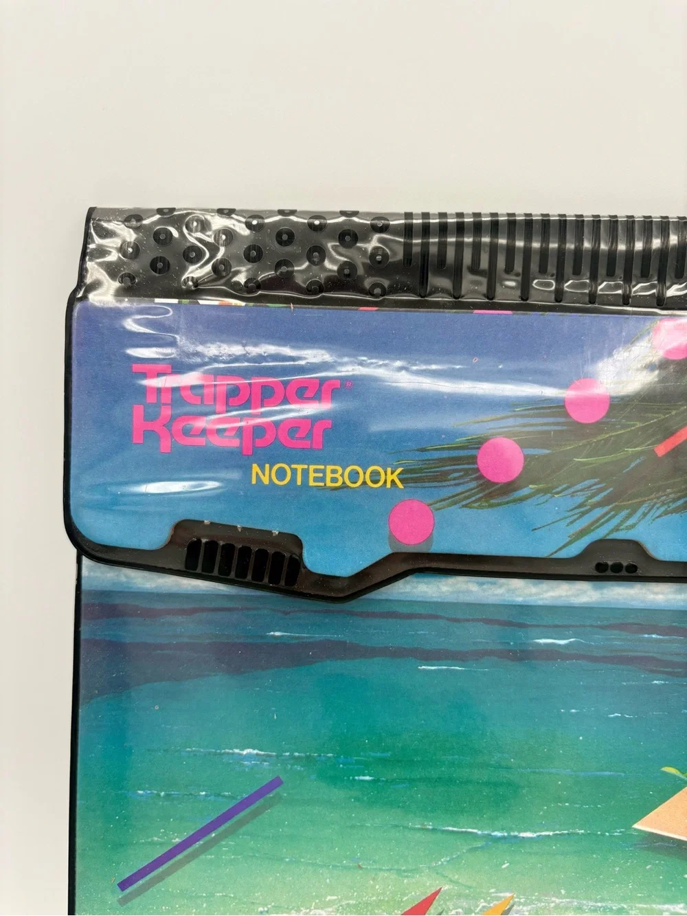 VINTAGE MEAD Trapper Keeper 1989 Tropical Floral Retro 90’s Back to School Cool